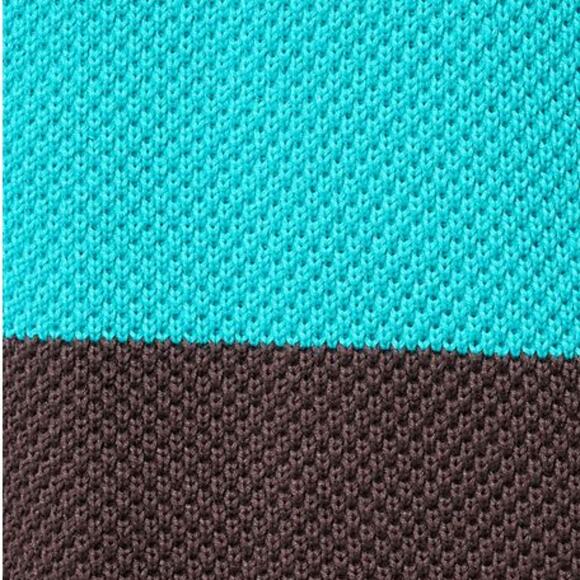 Belle by Kim Gravel Waffle Stitch Color Block Avacado NEW Size Large - Picture 3 of 4